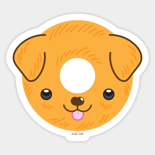 Dog Donuts (Labrador) Sticker